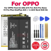 BLP921 BLP907 BLP851 BLP767 New Battery For OPPO Find X2 A96 A74 F11 R15 Pro Reno 7Z Pro Plus OnePlus ACE / 1+ACE Nord N20 5G