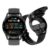 X7 Headset Smart Watch TWS Two In One Wireless Bluetooth Dual Call Health Blood Pressure Sport Music Earbud Smartwatch Wristband