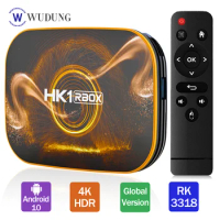 HK1 RBOX R1 Smart TV Box Android 10 4GB 64GB Rockchip RK3318 USB3.0 VS HK1 H96 Max TV box only No app included