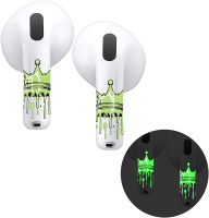 RockMax for AirPods 4 Skin Glow-in-The-Dark Butterfly Stickers for AirPods 4th Gen Compatible with A