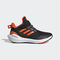 Adidas EQ21 Run 2.0 EL K GZ2307 中童 慢跑鞋 運動 休閒 緩震 魔鬼氈 包覆 黑 橘
