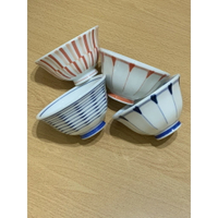 日本製❇️ ソギ茶碗 ‧ソギ大平 ❇️ 輕量瓷器 ⚛️閑☸️ 款式：縞目、千筋、菊十草。A級品~現貨快速出貨