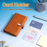 Essential Large Capacity 100P Photo Album ABC123: Durable Card Stock Book with Built-In Business Car