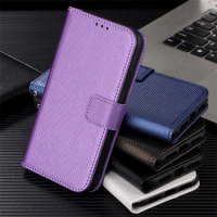 Fit in TCL 40 NXTpaper 4G Diamond Pattern Luxury wallet skin PU Leather Strap For TCL 40 NXTpaper Magnetic leather case