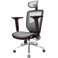 【GXG 吉加吉】高背全網 電腦椅 鋁腳/4D平面摺疊扶手(TW-81X6 LUA1H)