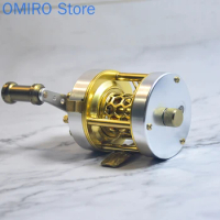 W300L All-metal Micro-object Can Be Modified Drum Wheel Luya Long-distance Caster Synchronous Wire Gauge Fishing Reel