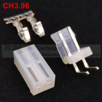 20set/lot CH3.96 2139 CH3.96-2W connector right angle 3.96mm 2pin 20pcs Male header+ 20pcs Female housing + 40pcs metal terminal