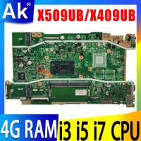Mainboard I3 I5 I7 CPU 4G RAM For ASUS X409UB X409UA X509UA X509UB A409U A509U F409U F509U X409UJ X509UJ Laptop Motherboard