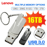 Lenovo 16TB USB Flash Drive 8TB PenDrive Rotatable High Speed Flash Disk 4TB 2TB Usb Memory 1TB Cle อุปกรณ์จัดเก็บข้อมูล Usb สำหรับ Ps4