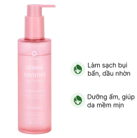 Gel rửa mặt Actidem Derma Sensitive làm sạch cho da khô, da nhạy cảm
