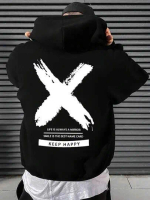Hoodie Keep Happy Sweater Polos Big Size M L XL 2XL 3XL 4XL 5XL Warna Hitam Navy Ijo Botol Kuning Ab