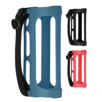 Portable Travel Carrying Case Protective Silicone Sleeve Case With Handle Strap For JBL Flip 4 Bluetooth Speaker