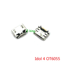 50-500PCS For Alcatel One Touch Idol 4 OT6055 USB Charging Port Connector Plug Socket Dock