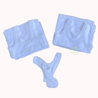 1 lusin kaos dalam singlet polos bayi anak Putih Perempuan laki-laki Cewek Cowok
