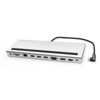 【PERFEKT】USB Type C 11合1 集線器 Hub PD VGA 網口 HDMI DP 多功能 筆電擴充底座PT-62110