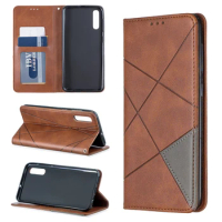 Leather Flip A50 A60 A70 A40 A30 A20E A10 M10 A80 Case For Samsung Galaxy S9 S10 J4 J6 Plus Note9 Note 10Pro Magnet Cover