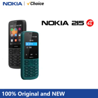 New and Original Nokia 215 4G Mobile Phone Multilingual Dual SIM 2.4 inch Cards FM Radio 1150mAh Feature Mobile Phone
