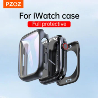 PZOZ For Apple Watch 40mm 41mm 44mm 45mm Case Cover For iWatch Series Ultra 8 7 SE 6 5 4 Full Protective Screen Protector Case