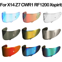 12สี Iridium รถจักรยานยนต์ Full หมวกกันน็อก Visor เลนส์สำหรับ SHOEI X14 X-14 Z7 CWR-1 NXR RF-1200 X-Spirit 3 Visor