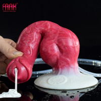 FAAK Animal Dildo Anal Toys Squirting Dildo Dog Penis Knot Ejacultion Big Dick Cock Women Adult Toys 18 Masturbators Sex Shop