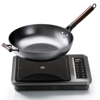 Induction cooktop Frying pan Smart Hot plate electric cooker Touchscreen induction stove Home appliances 3500W induction cooker