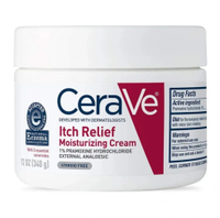 CeraVe Itch Relief Moisturizing Cream Dry Skin Itch Relief Cream with Pramoxine Hydrochloride Fragra