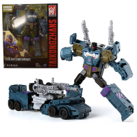 ใหม่ Haizhixing การเปลี่ยนแปลงหุ่นยนต์รถของเล่นเด็กอะนิเมะ Bruticus เครื่องบินถังวิศวกรรม5IN1รุ่น KO