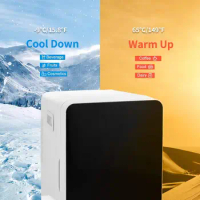 Homdox Mini Fridge, 20L Portable Cooler Warmer Refrigerators, 60W Small Refrigerator, AC/DC Compact Skincare Fridge