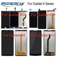 Tested LCD For OUKITEL K3 K5 K6 K7 LCD Display+Touch Screen Digitizer Assembly Digitizer For OUKITEL K9 Display Oukitel K10 LCD