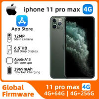 Apple iphone 11pro max Mobile 6.5" RAM 4GB ROM 64/256GB Face ID A13 IOS Cell Phone Original Unlocked Smartphone OLED used phone