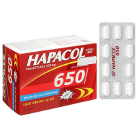 Hapacol 650 giảm đau, hạ sốt