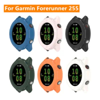 Soft TPU Case Screen Protector For Garmin Forerunner 255 Watch Protective Cover Scratch-resistant Cover Bumper Shell