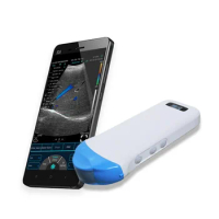 192 Element Konted C10RS New Portable Mobile Phone Ultrasound Convex Scanner Wireless Probe
