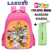 Ransel Anak Sekolah Perempuan TK SD LabuBu dengan Botol Minum Gratis - Fashion