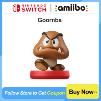 Nintendo Switch Amiibo Goomba for Nintendo Switch and Nintendo Switch OLED Game Interaction Model Super Mario Party Series