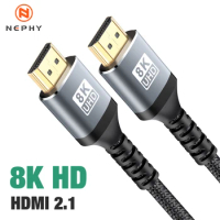 8K HDMI Cable for Xiaomi Box Xbox Series PS5 TV Projectors Monitor HDMI 2.1 UHD 8K@60Hz 4K@120Hz 48Gbps eARC Dolby Vision 5m 7m