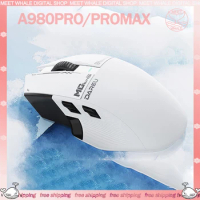 Dareu A980pro Gamer Mouse 3 Mode USB Wireless Bluetooth Mouse 650IPS Paw3395 A980pro Max Mouse Lightweight Gaming Esports Mice