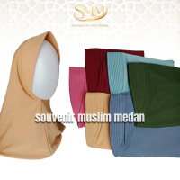 hijab bergo hamidah PREMIUM / jilbab dewasa / jilbab bergo hamidah / jilbab medan