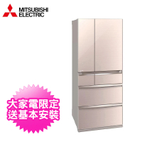 MITSUBISHI 三菱電機 日本原裝525L一級能效六門變頻電冰箱(MR-WX53C-F)