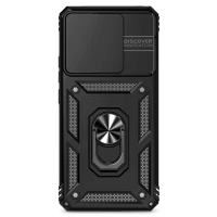 MiiVee-For Xiaomi Redmi Note 14 4G Case Shockproof Armor Car Holder Magnetic Ring Phone Cover For Re