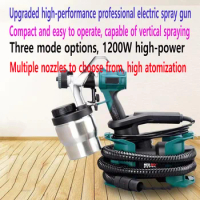 Electric spray gun, high atomization paint spray gun, emulsion paint spray machine, household paint pot, small electric spray gu