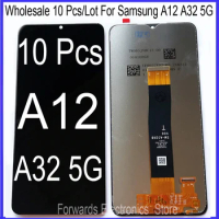 Wholesale 10 Piecess/Lot for Samsung A12 SM-A12F SM-A12F/DSN LCD screen display with touch assembly A32 5G A326 SM-A326B
