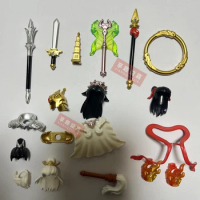 Movie Character Accessories Weapon Sword bow and arrow Medieval Military Parts Soldiers Spear Building Block figures MOC Gifts