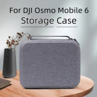 for DJI Osmo Mobile 6 Handheld Mobile Phone Gimbal Stabilizer Storage Bag Handbag Gray
