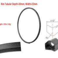 700C full carbon road tubular rim 20 mm depth 23mm width 700c 20/24 holes rims Sell in pairs