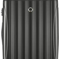DELSEY Paris Helium Aero Hardside Expandable Luggage with Spinner Wheels, Brushed Charcoal, Checked-Large 29 Inch