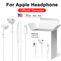 For Apple Lightning Headphones For iPhone 14 13 12 11 15 Pro Max mini Lightning Earphones XS XR 8 Plus SE Wired Bluetooth Earbud