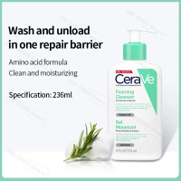 Produk Baru Jualan Panas KEN Dalam Stok CeraVe Cleanser 236ML, CeraVe Foaming Cleanser Asli untuk Ku