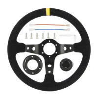 350mm 14inch Car Steering Wheel Drift Racing Game Steering Wheel Universal 70mm PCD For Logitech G29 G920 G923