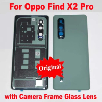 Original 6.7" X2Pro Housing Door Rear Case For Oppo Find X2 Pro Battery Back Cover Mobile Lid with Camera Frame Glass Lens